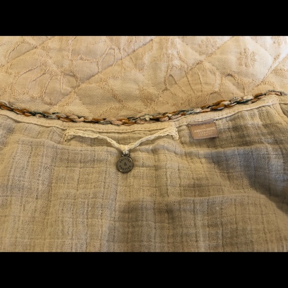 Anthropologie Sweater Vest with Cotton Fabric - Picture 5 of 9